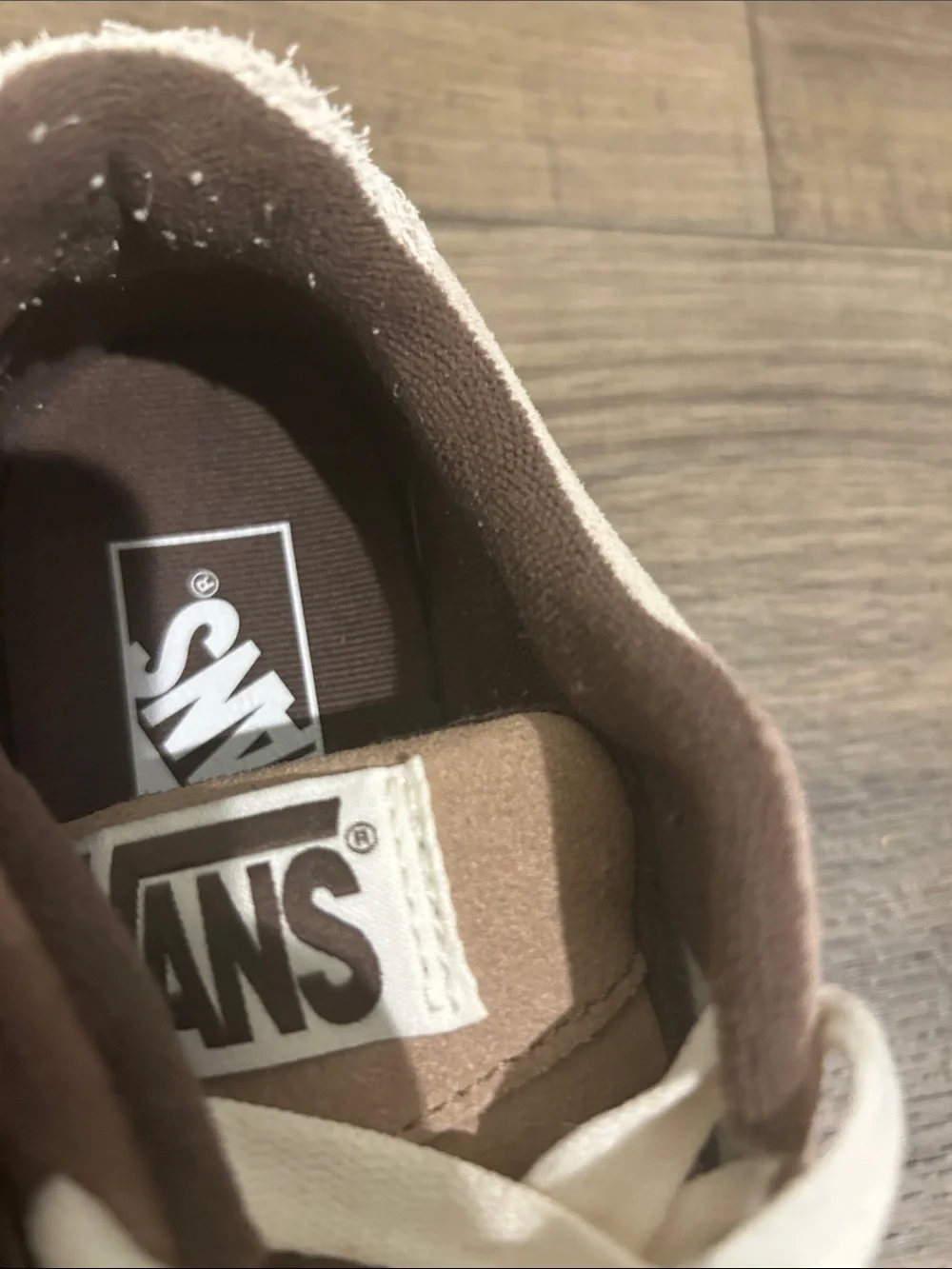 Vans upland shoes in the deep taupe colorway!
